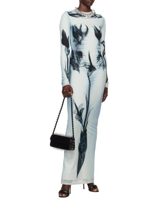 Jean Paul Gaultier Blue Long Sleeve Dress