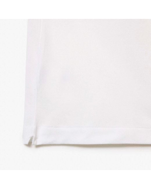 Lacoste White Minimalist And Versatile Sweatshirt
