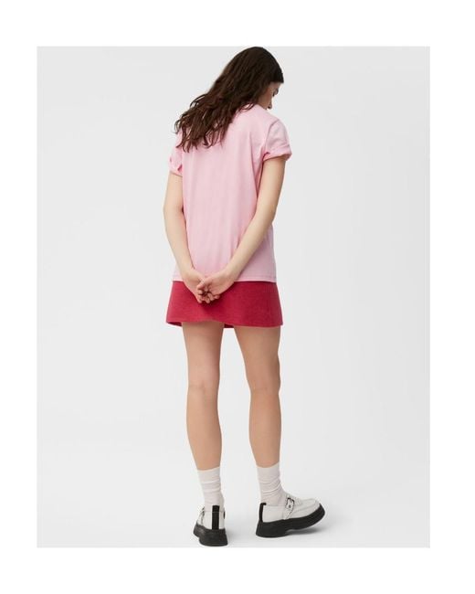 Ganni Pink Smiley T-Shirt
