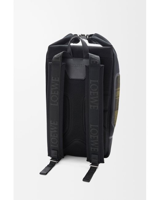 Loewe Black Roll-Top Backpack for men