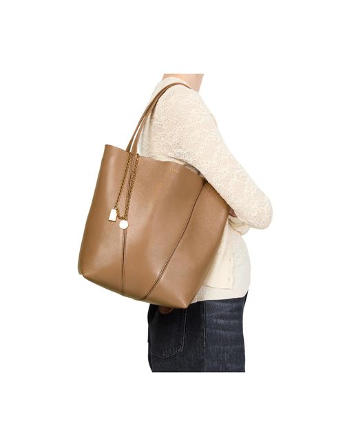 Chloé Brown Spin Shoulder Bag