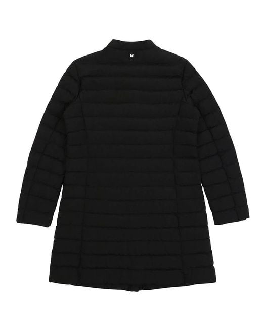 Weekend by Maxmara Black Logo Quilted Down Jacket