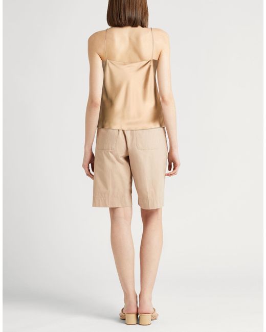 Max Mara Natural Solid Satin Cami Top