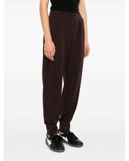 Varley Brown Elasticated-Waistband Track Pants