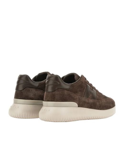 Hogan Brown Interactive³ Sneakers for men