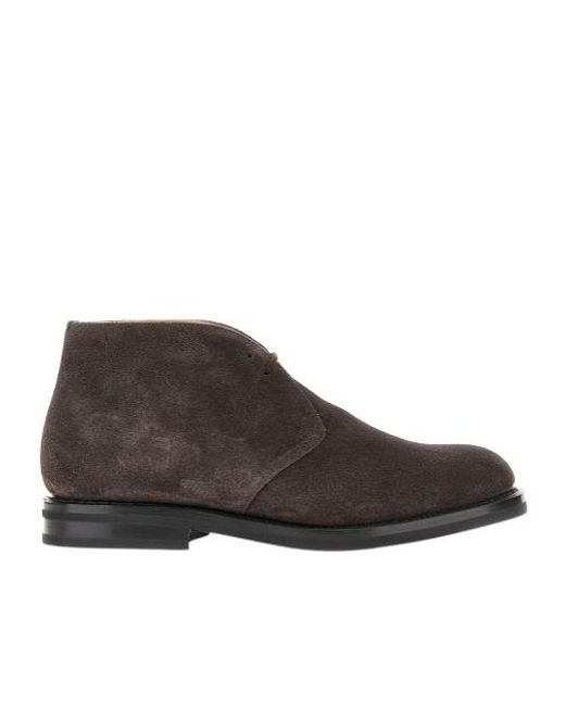 Church's Brown Suede Desert Boots for men