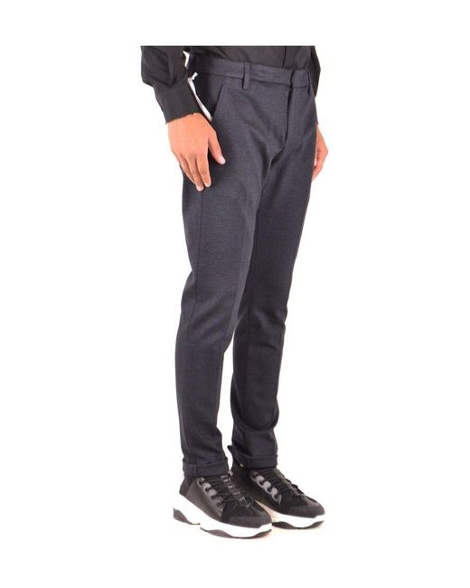 Dondup Blue Trousers for men