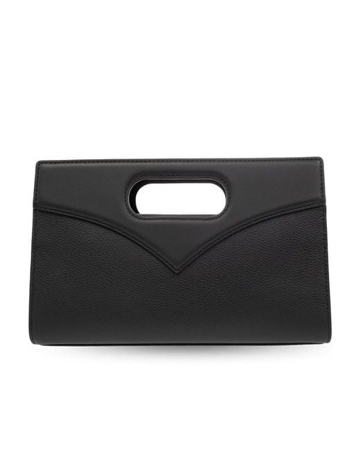 MCM Black Logo Shoulder Bag