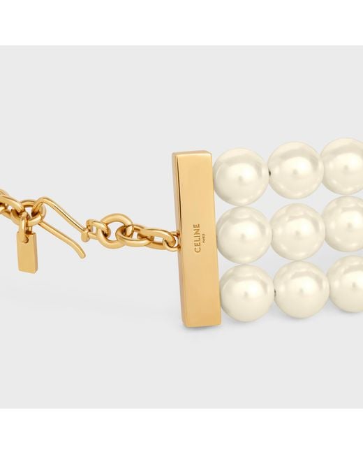 Céline White Les Perles Necklace