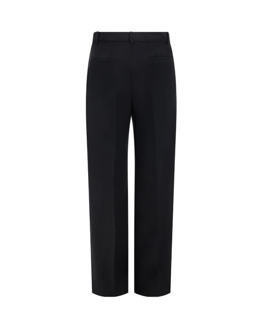 Loulou de Saison Black Sbiru Straight-Leg Pants
