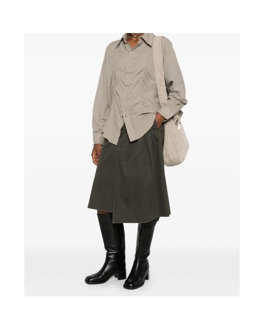 Our Legacy Natural Jumble Ruched Shirt