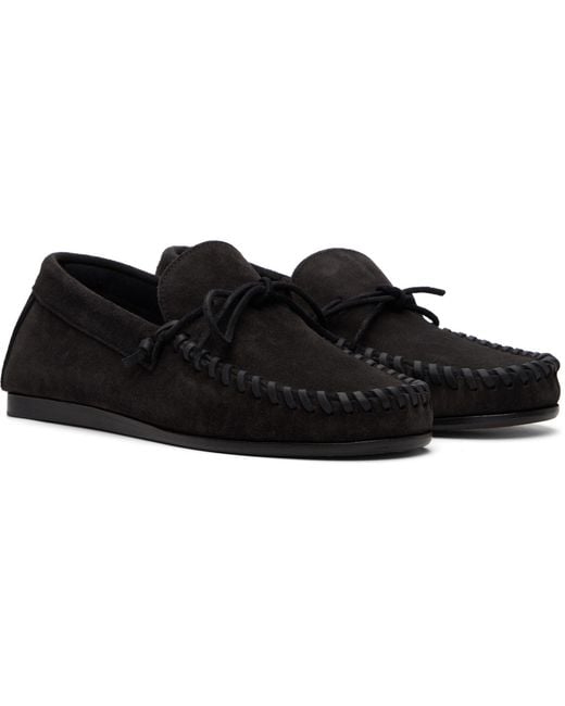 Isabel Marant Black Fitzo Loafers for men