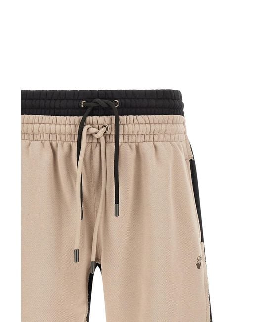 Off-White c/o Virgil Abloh Natural 'Spices Arrow Overlap Skate' Bermuda Shorts for men