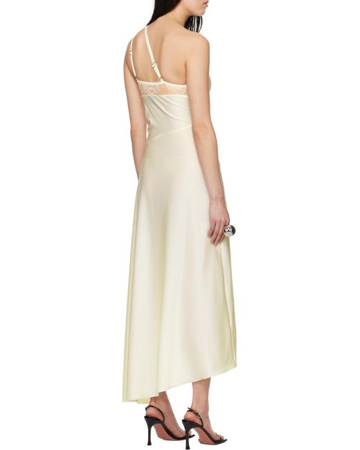 Coperni White Asymmetrical Dress