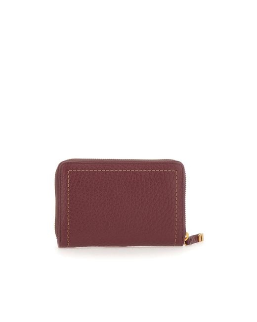 Gianni Chiarini Purple Bubble Zip-Around Wallet