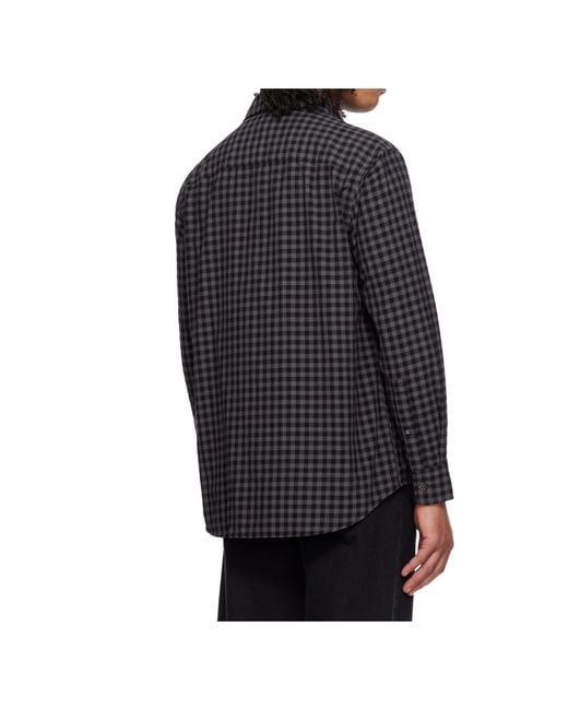 sunflower Blue Studio Plaid Shirt for men
