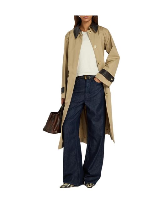 Rag & Bone Blue Wide-Leg Jeans