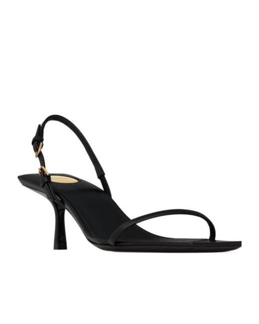 Saint Laurent Metallic Jaspe Sandals