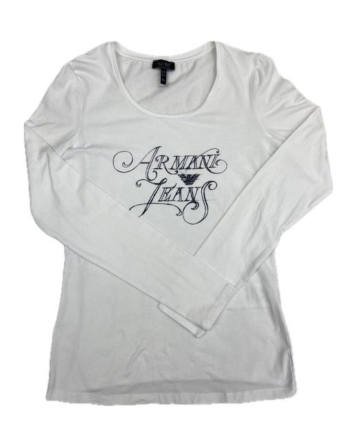 Armani Jeans Gray Long Sleeve T-Shirt