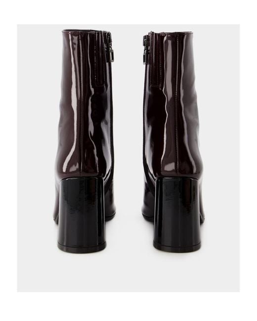 CAREL PARIS Black Carel Donna Zip-Up Ankle Boots