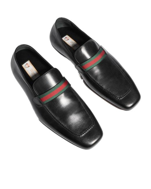Gucci Black Web Loafer for men
