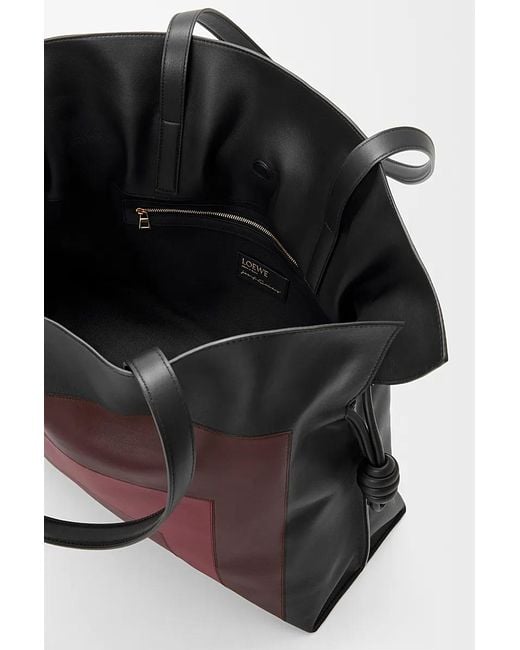 Loewe Red Oversized Nappa Flamenco Shoulder Bag