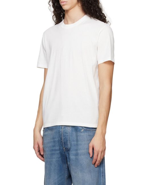 Maison Margiela White 3 Pack Crewneck T-Shirt for men