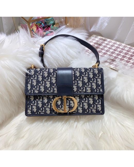 Dior Blue 30 Montaigne Bag