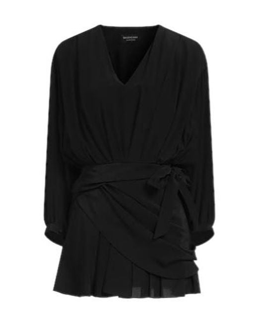 Balenciaga Black Short Dresses