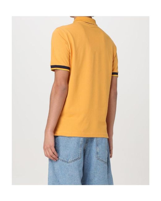 K-Way Orange Short-Sleeved Polo Shirt for men