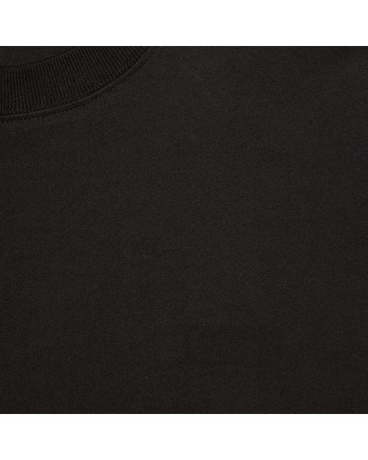Gucci Black Logo Embroidered Crewneck T-Shirt for men