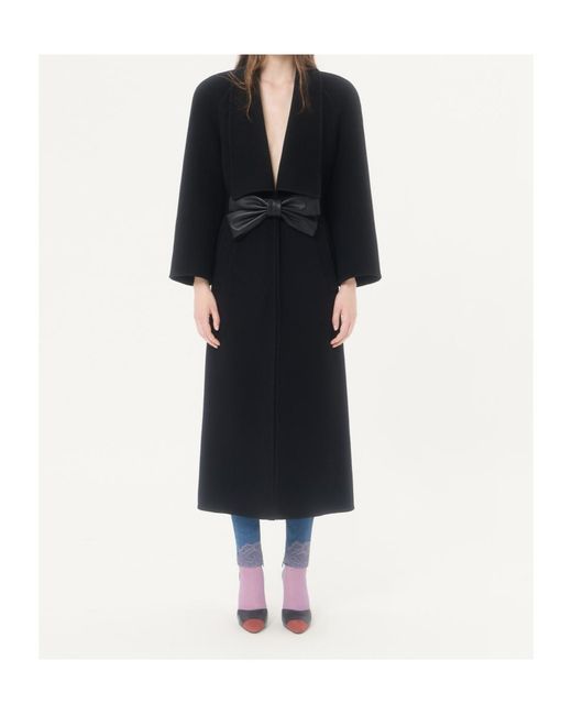 Valentino Black Long-Sleeved Coat
