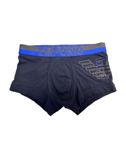 Emporio Armani Blue Logo Boxer Panties for men