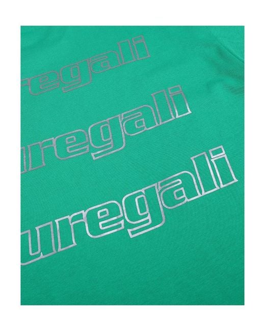 LIU REGALI Green Logo Details Short-Sleeved T-Shirt