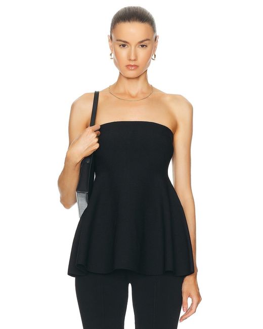 Jonathan Simkhai Black Ioanna Top