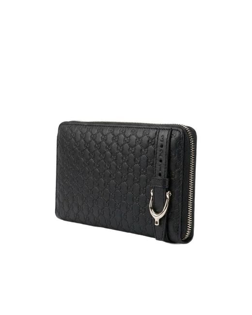 Gucci Blue Long Zipper Purse