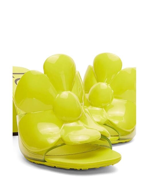 Loewe Yellow Petal Flower Sandal