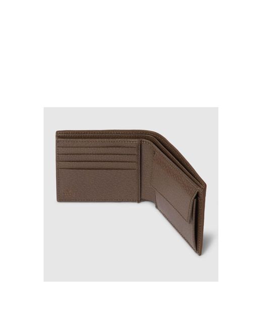 Gucci Natural Monogrammed Bifold Wallet for men