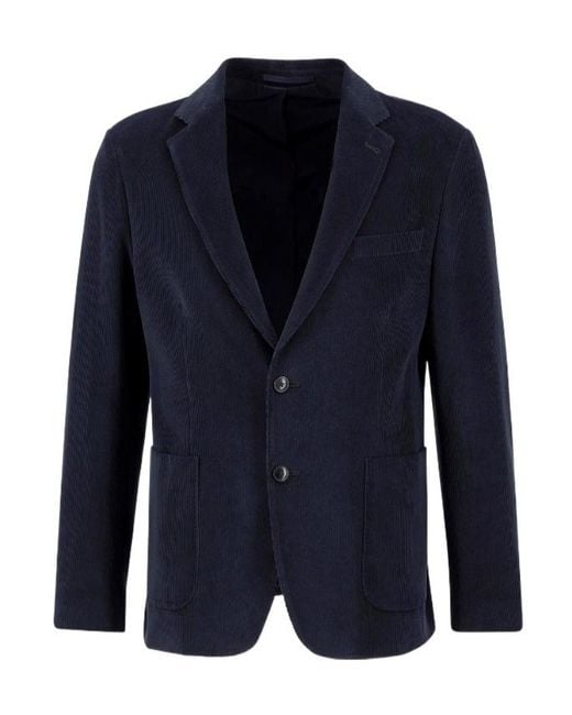 Barbour Blue Wallington Blazer for men