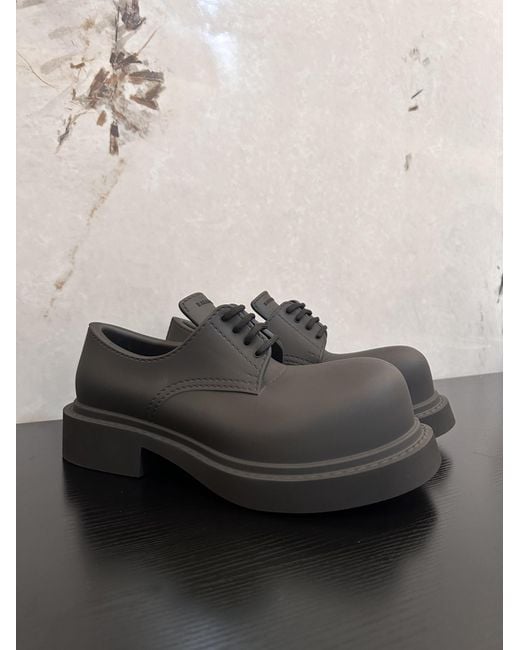 Balenciaga Black Steroid Derby Shoes for men