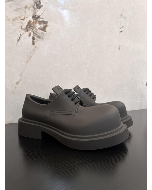 Balenciaga Black Steroid Derby Shoes for men
