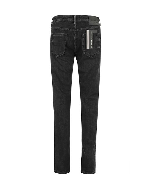 Re-hash Black Belt-Loop Jeans for men