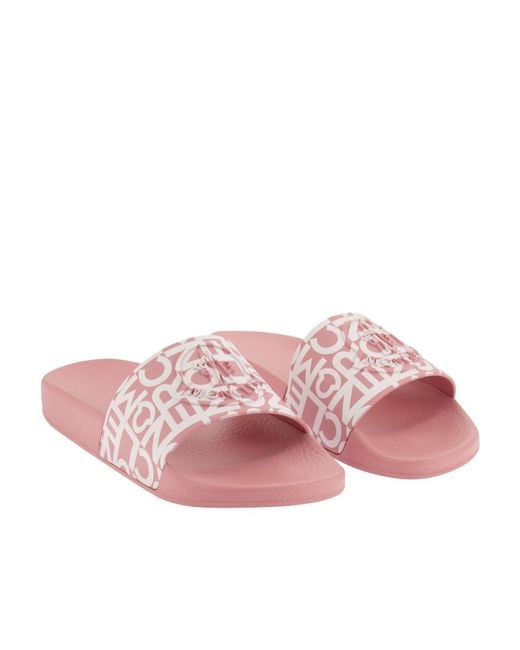 Moncler Pink Jeanne Sliders