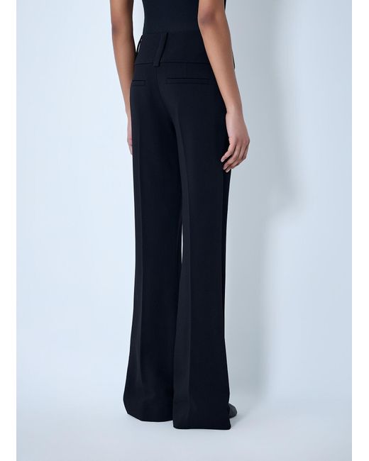Max Mara Blue Sportmax High-Waist Flared Pants