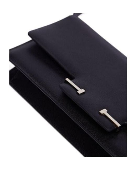 Tom Ford Black E/W Supple Grain Leather Shoulder Bag