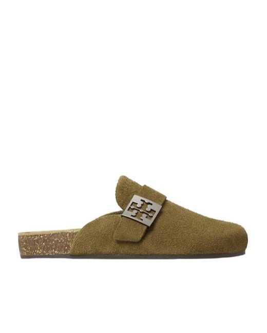 Tory Burch Green Mellow Mules