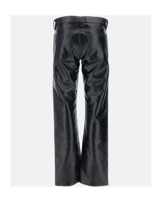 Agolde Gray Low-Rise Slim Pants