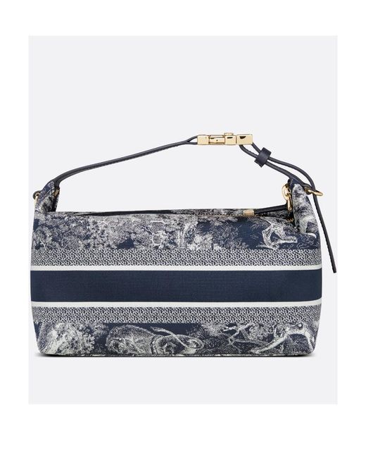 Dior Blue Medium Travel Nomad Pouch