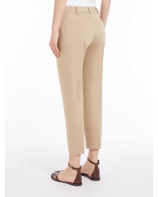Max Mara Natural Pleat Detailed Tailored Trousers