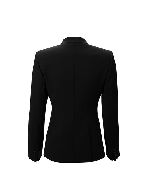 Max Mara Black Long Sleeved Suit Jacket